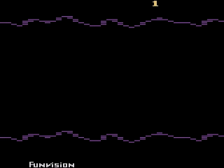 Time Warp title screen for Atari 2600